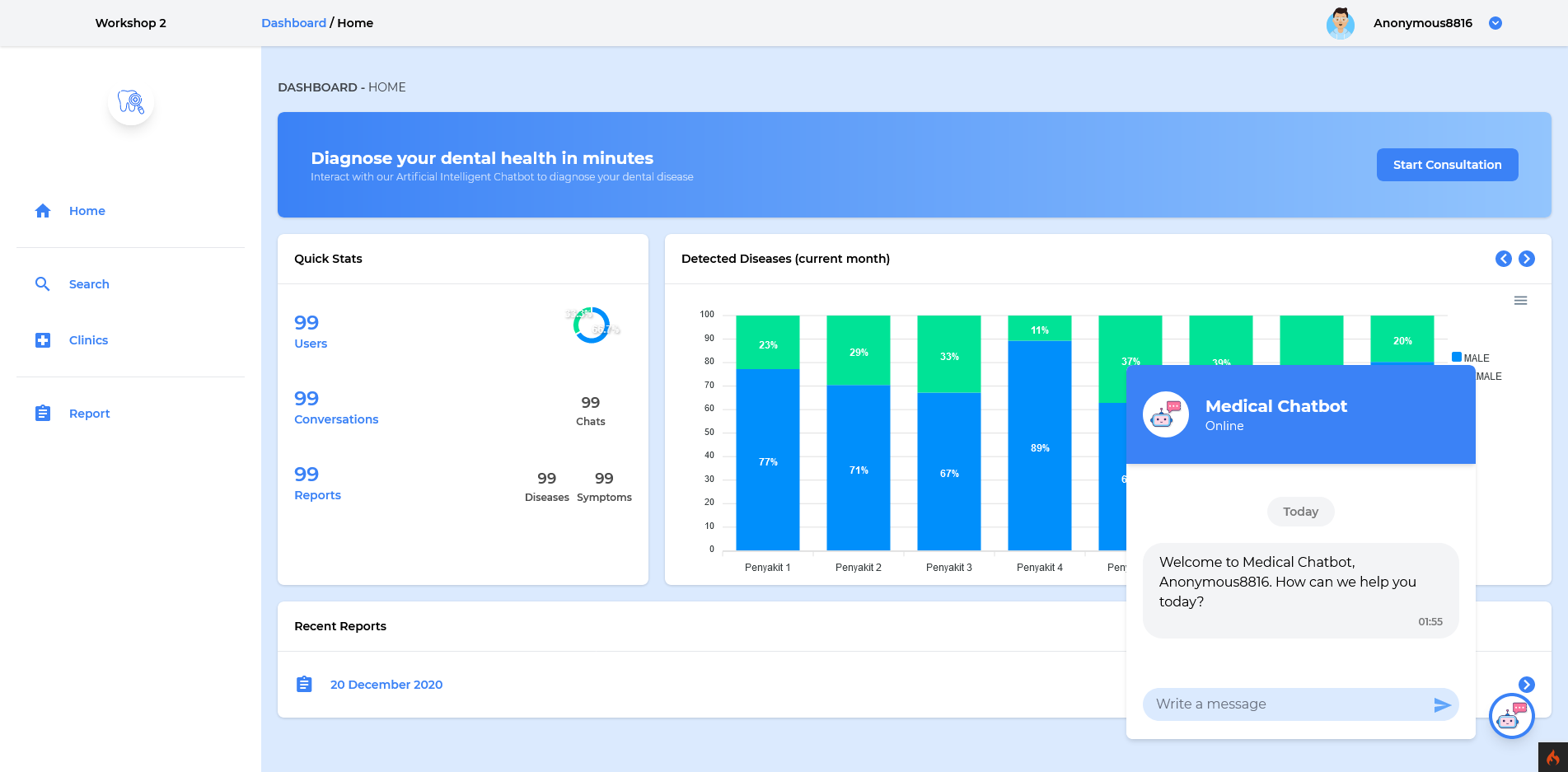 Dental & Mouth Medical Chatbot